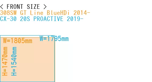 #308SW GT Line BlueHDi 2014- + CX-30 20S PROACTIVE 2019-